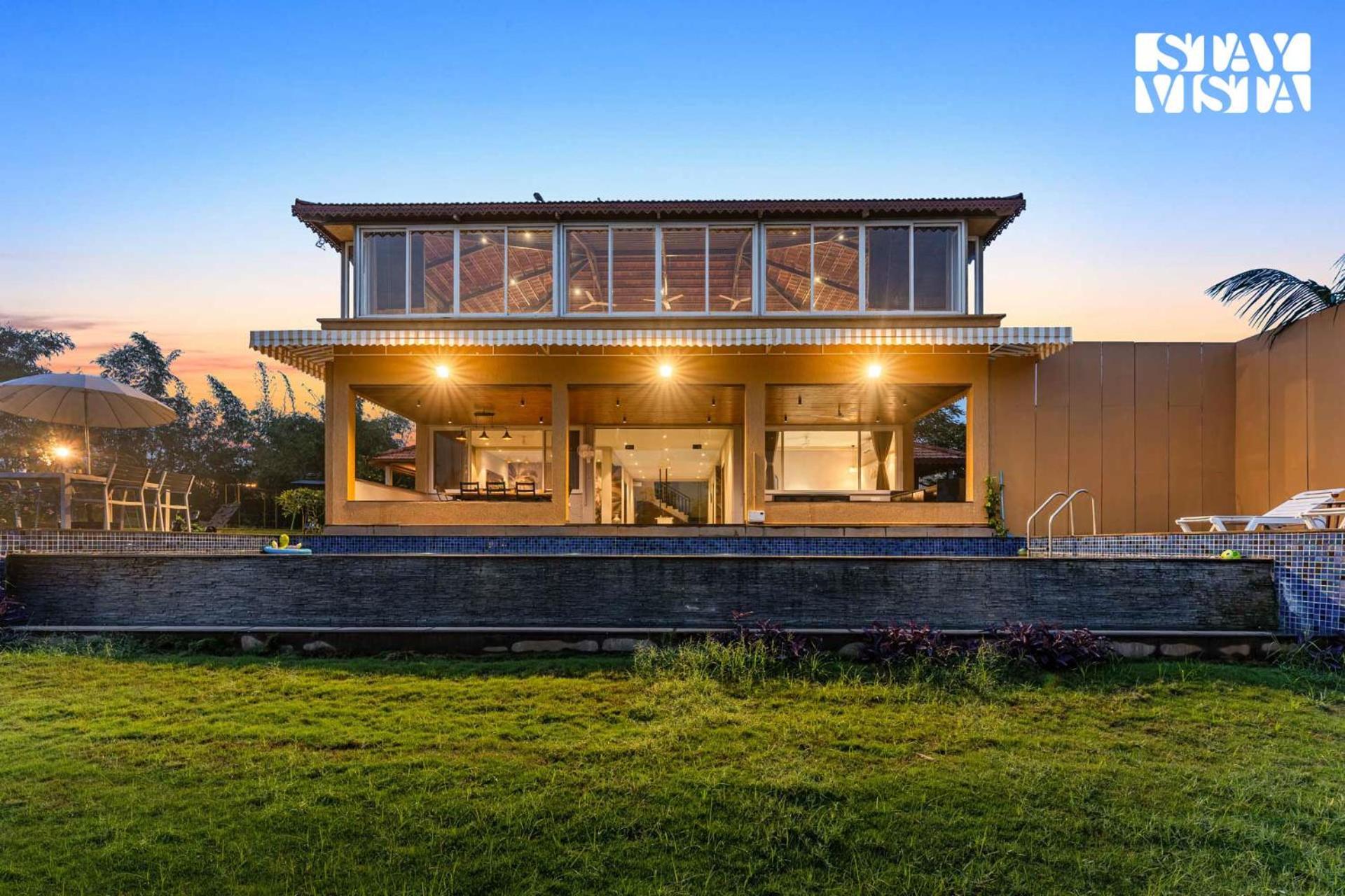 Stayvista At Countryside Meadows With Pool, Ac Pune Exteriör bild