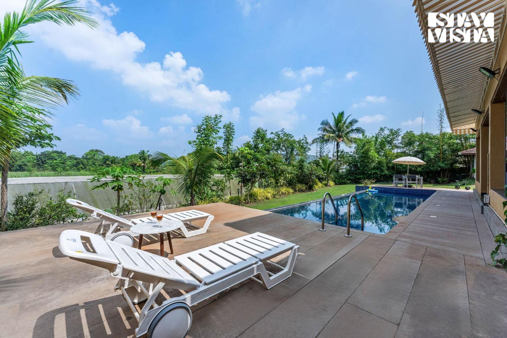 Stayvista At Countryside Meadows With Pool, Ac Pune Exteriör bild
